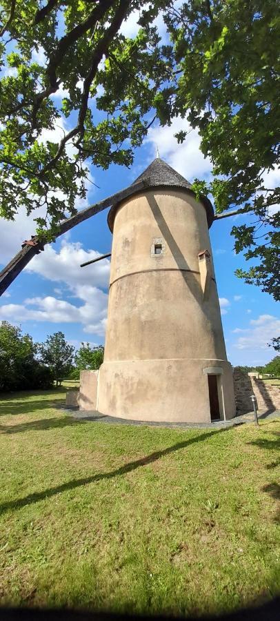 Villa Moulin A Vent Le Champ Du Trail Saint-Cyr-des-Gats Exterior foto